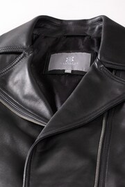 Lakeland Leather Black Lingmell Leather Biker Jacket - Image 6 of 11