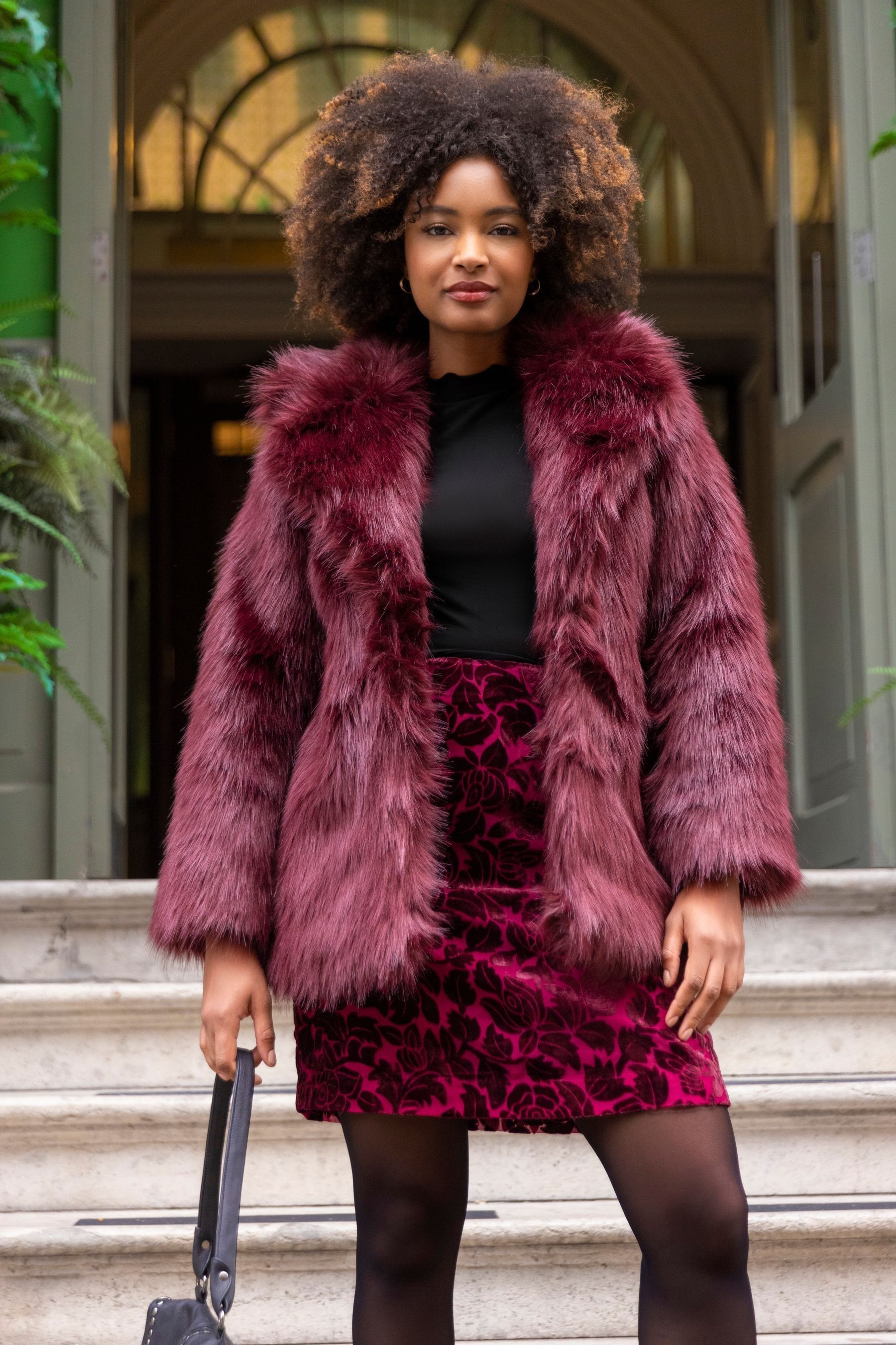 Buy Joe Browns Red Fabulous Faux Fur Coat from Next Luxembourg