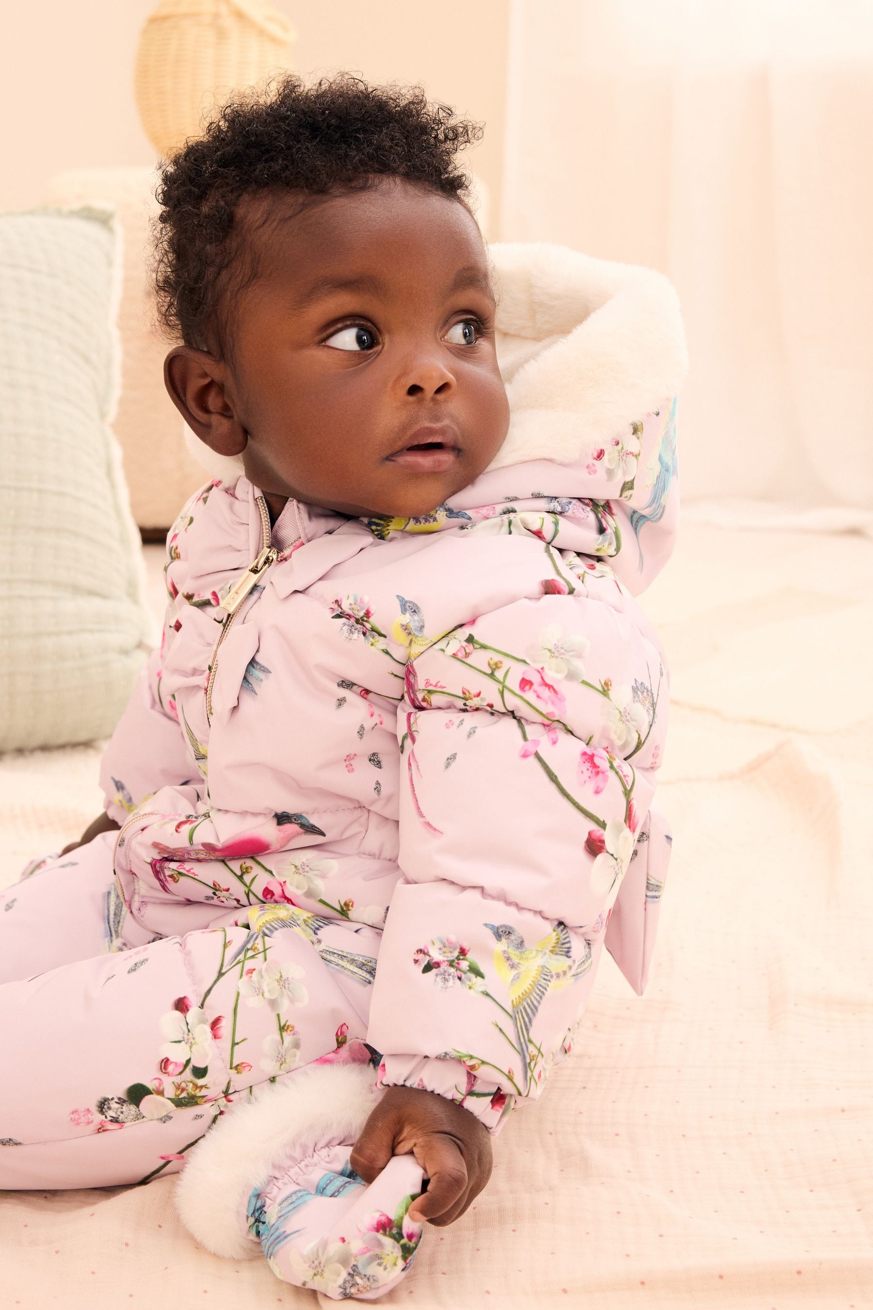 Buy Baker by Ted Baker Pink Padded Peplum Snowsuit from the Next UK online shop