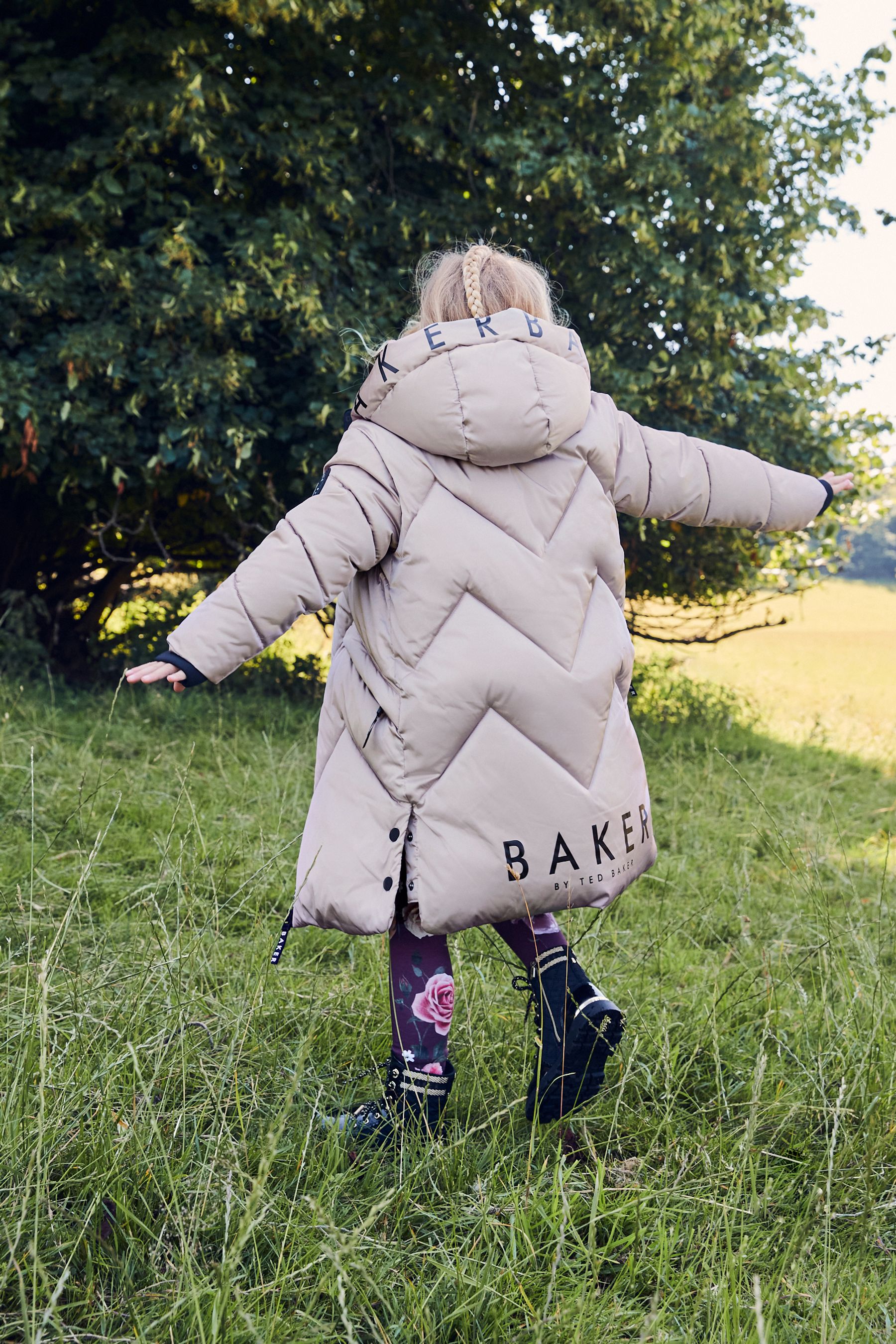 Ted baker lace detail parka top