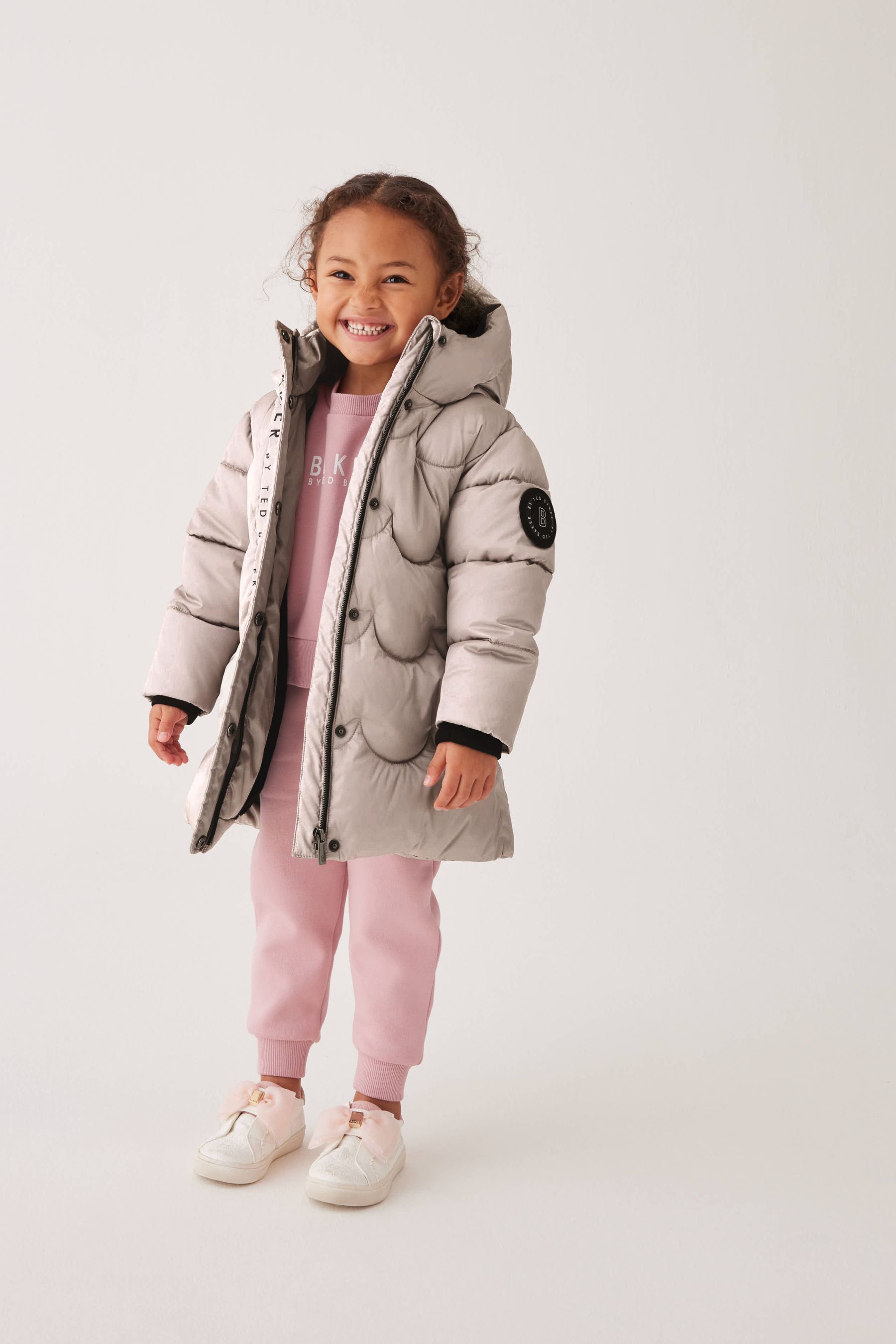 Ted baker girls navy coat sales