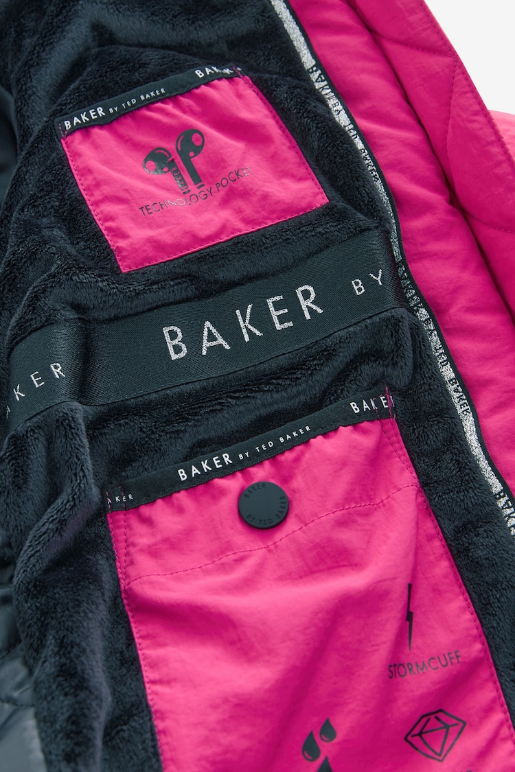Baker by Ted Baker Shower Resistant Long Padded Coat - Image 7 of 8