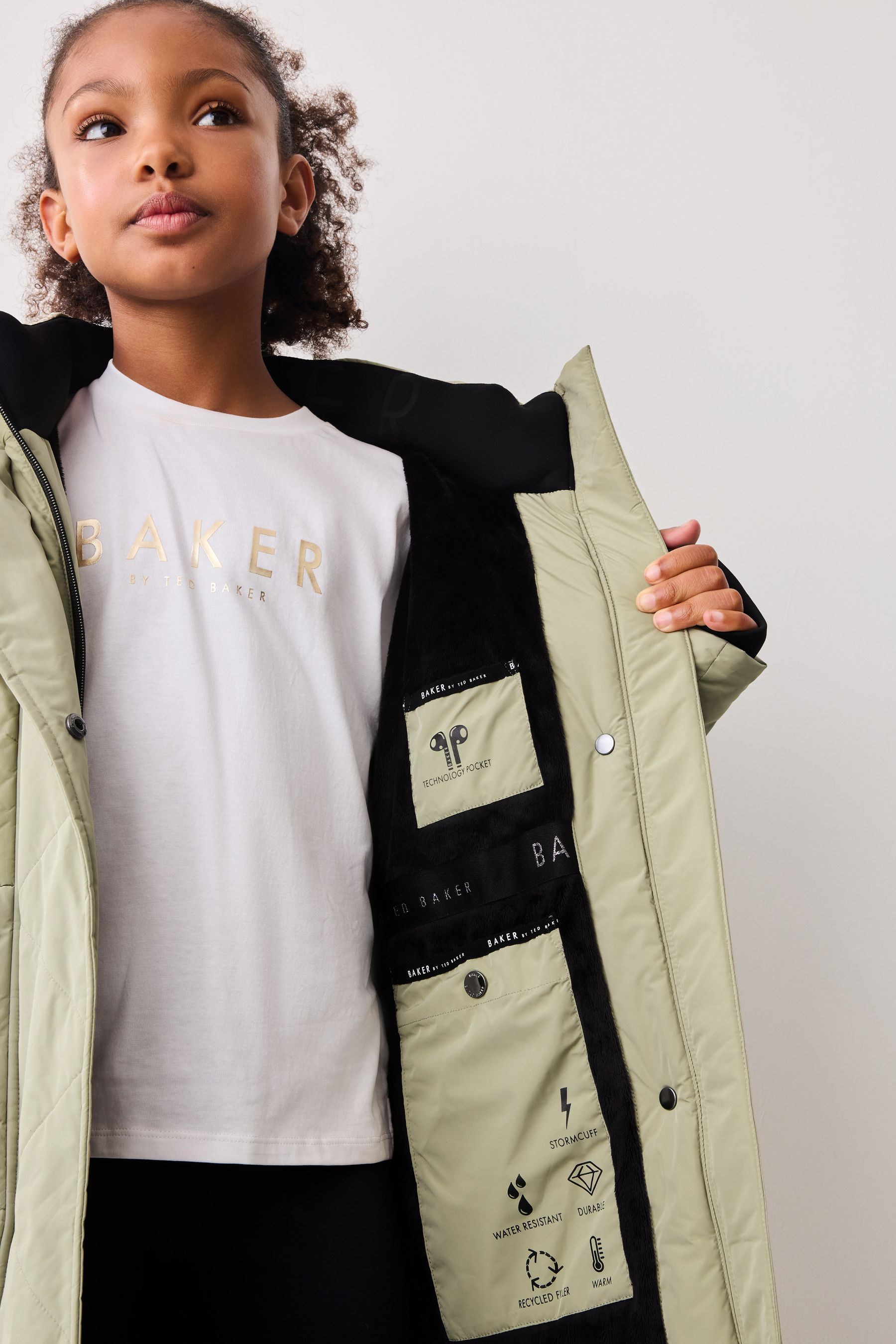 Ted baker coat green sale