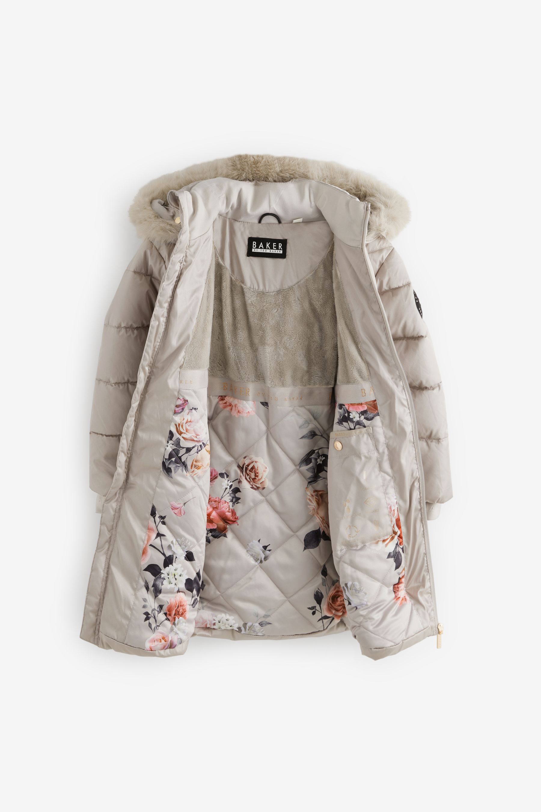 Belted skirted coat shop