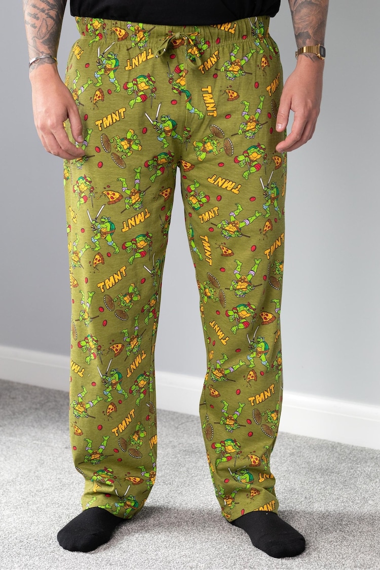 Vanilla Underground Green 100% Cotton Teenage Mutant Ninja Turtles Lounge Pants - Image 1 of 6