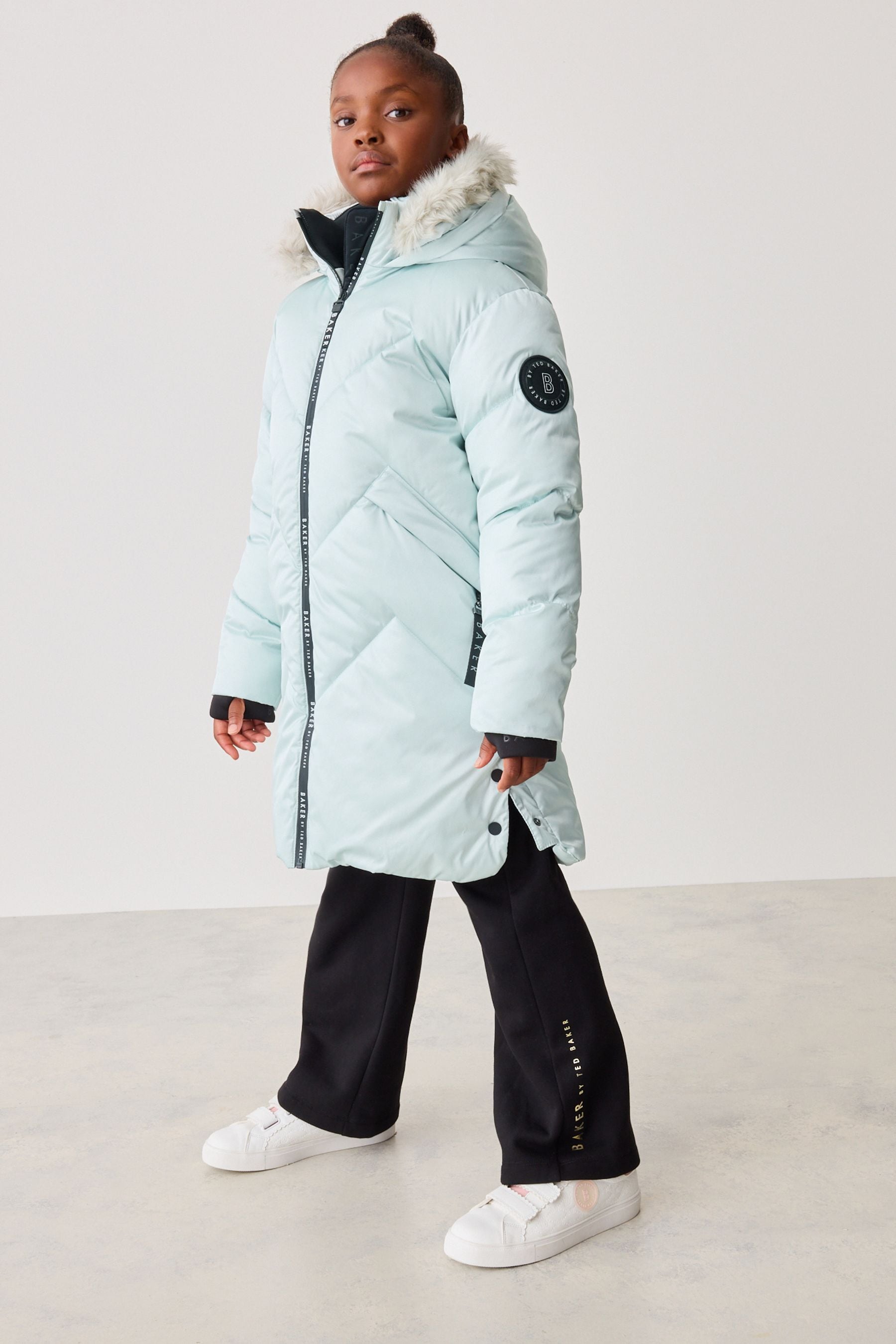 Buy Baker by Ted Baker Shower Resistant Long Padded Coat from Next Luxembourg