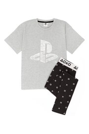 Vanilla Underground Grey Playstation Long Leg Pyjamas - Image 2 of 6