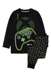 Vanilla Underground Black Xbox Long Leg Kids Pyjama Set - Image 2 of 5