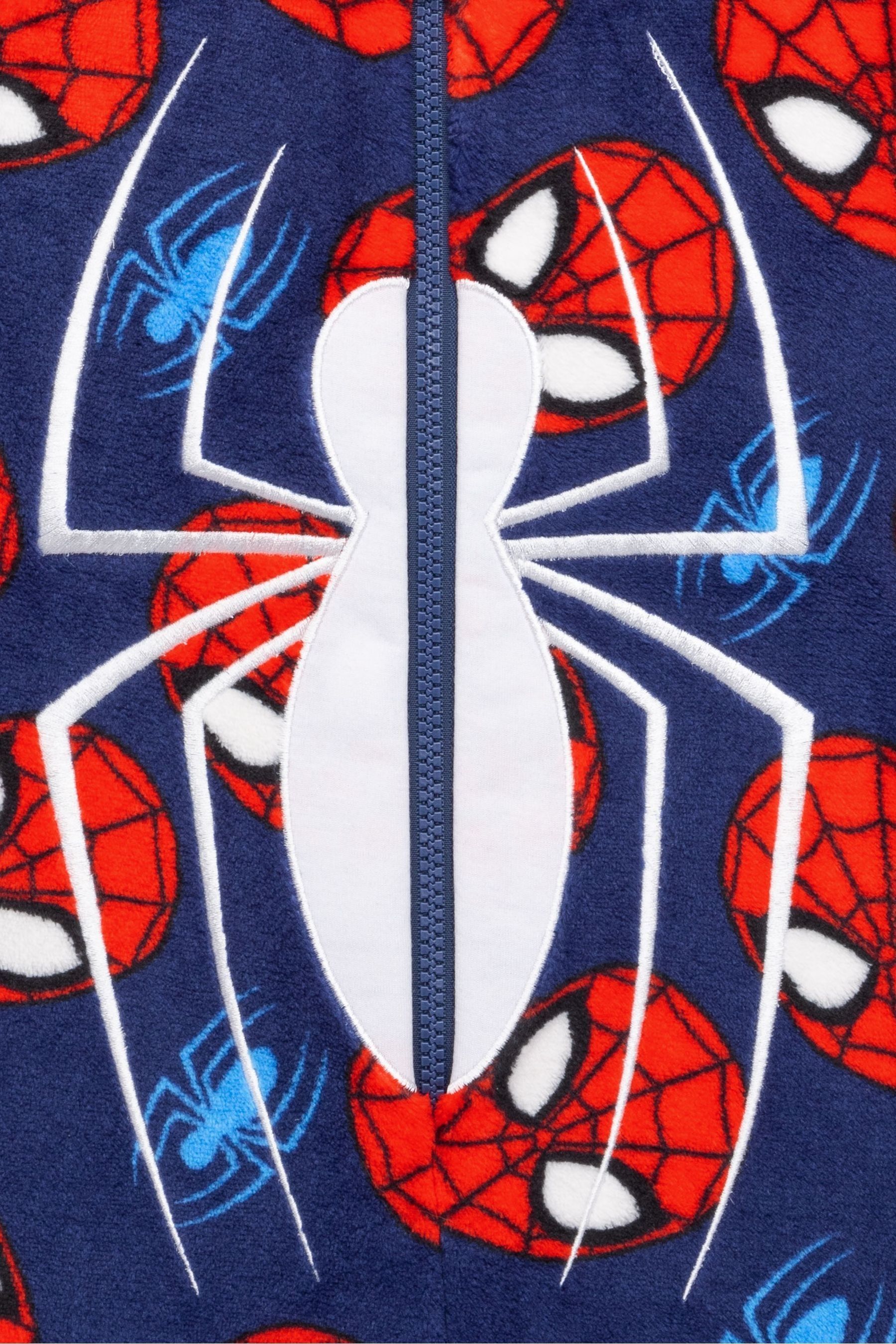 Buy Vanilla Underground Blue Spiderman Fleece Onesie All In One from Next Luxembourg