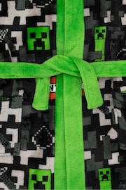 Vanilla Underground Black Minecraft Unisex Kids Fleece Dressing Gown Robe - Image 6 of 7