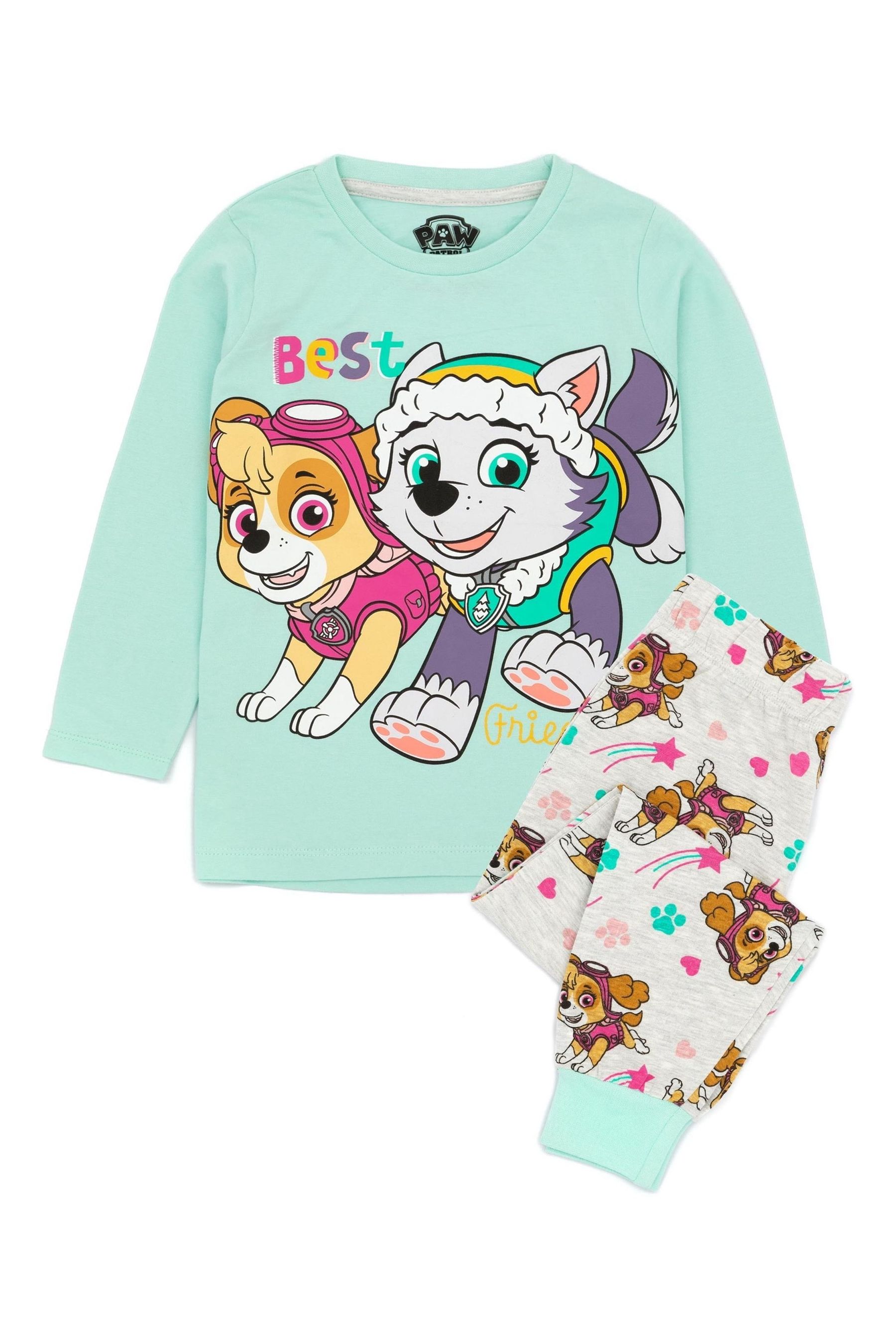 Buy Vanilla Underground Sage Green Long Leg Paw Patrol Pyjamas from Next Luxembourg