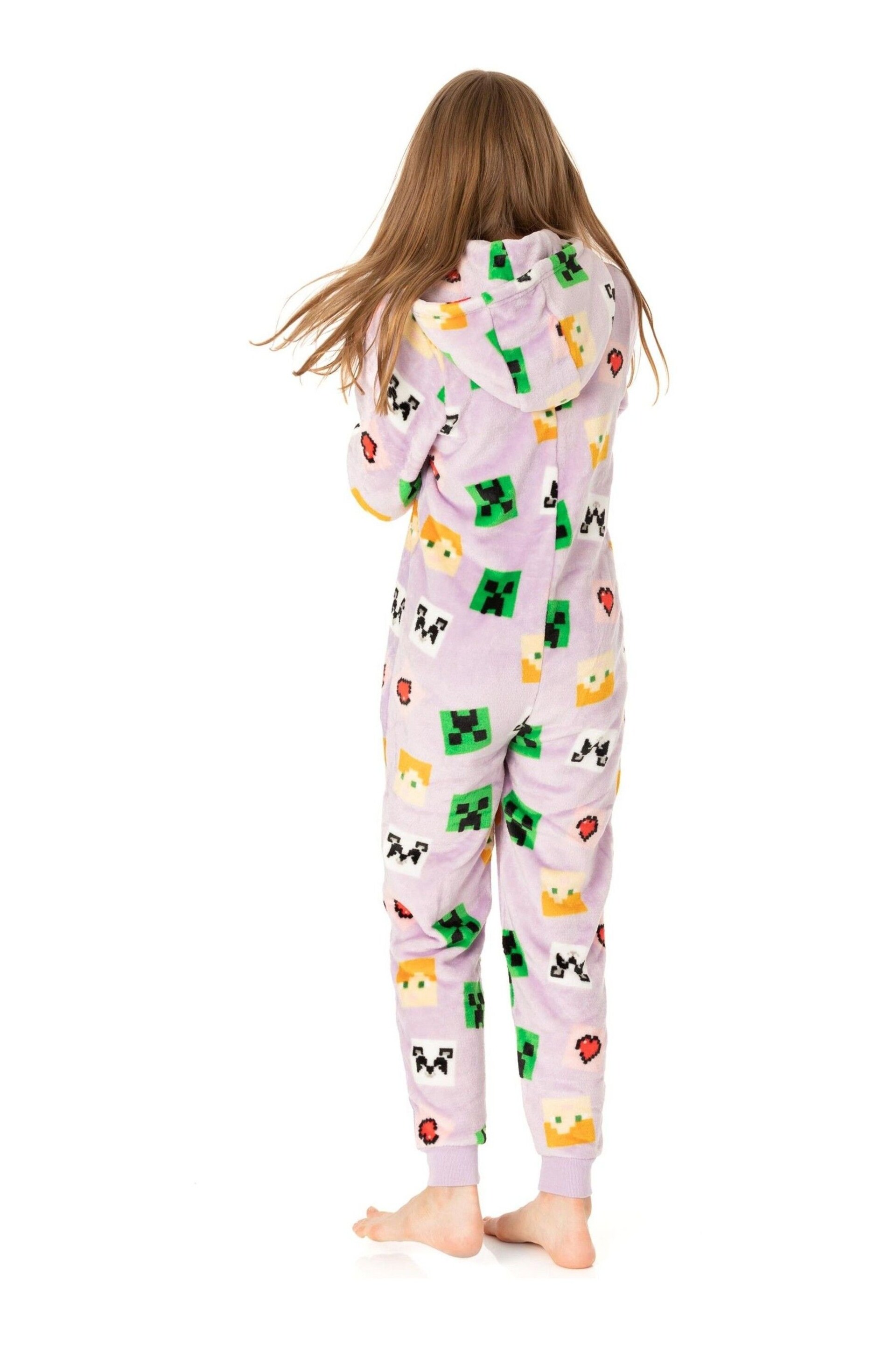 Vanilla Underground Purple Minecraft Girls Gaming Onesie - Image 2 of 6