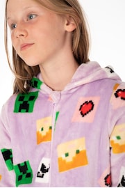 Vanilla Underground Purple Minecraft Girls Gaming Onesie - Image 3 of 6