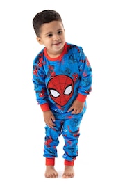 Vanilla Underground Blue Spider-Man Kids Pokemon Long Leg Pyjamas Set - Image 6 of 6