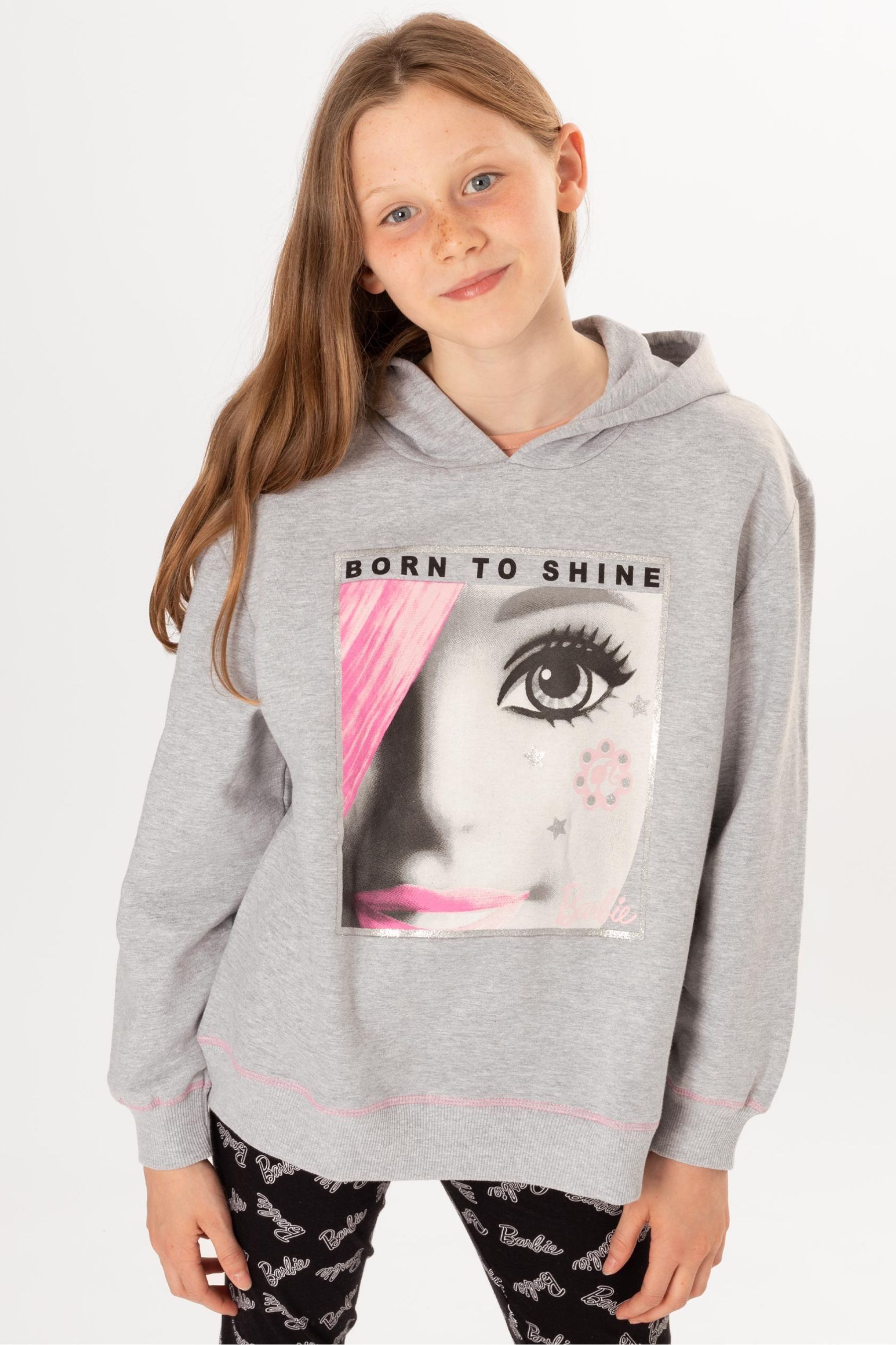 Buy Vanilla Underground Grey Barbie Girls Hoodie And Leggings from the Next UK online shop