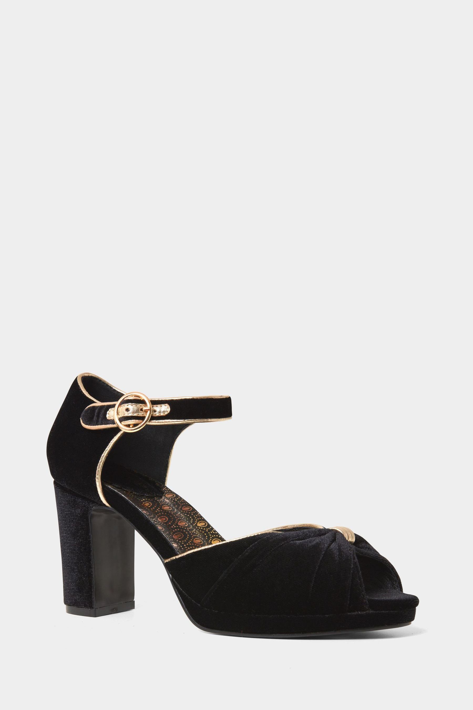 Buy Joe Browns Black Misty Velvet Shoes from Next Luxembourg