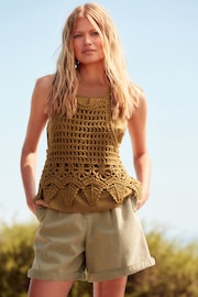 Brown Crochet Knitted Base Layer - Image 2 of 7