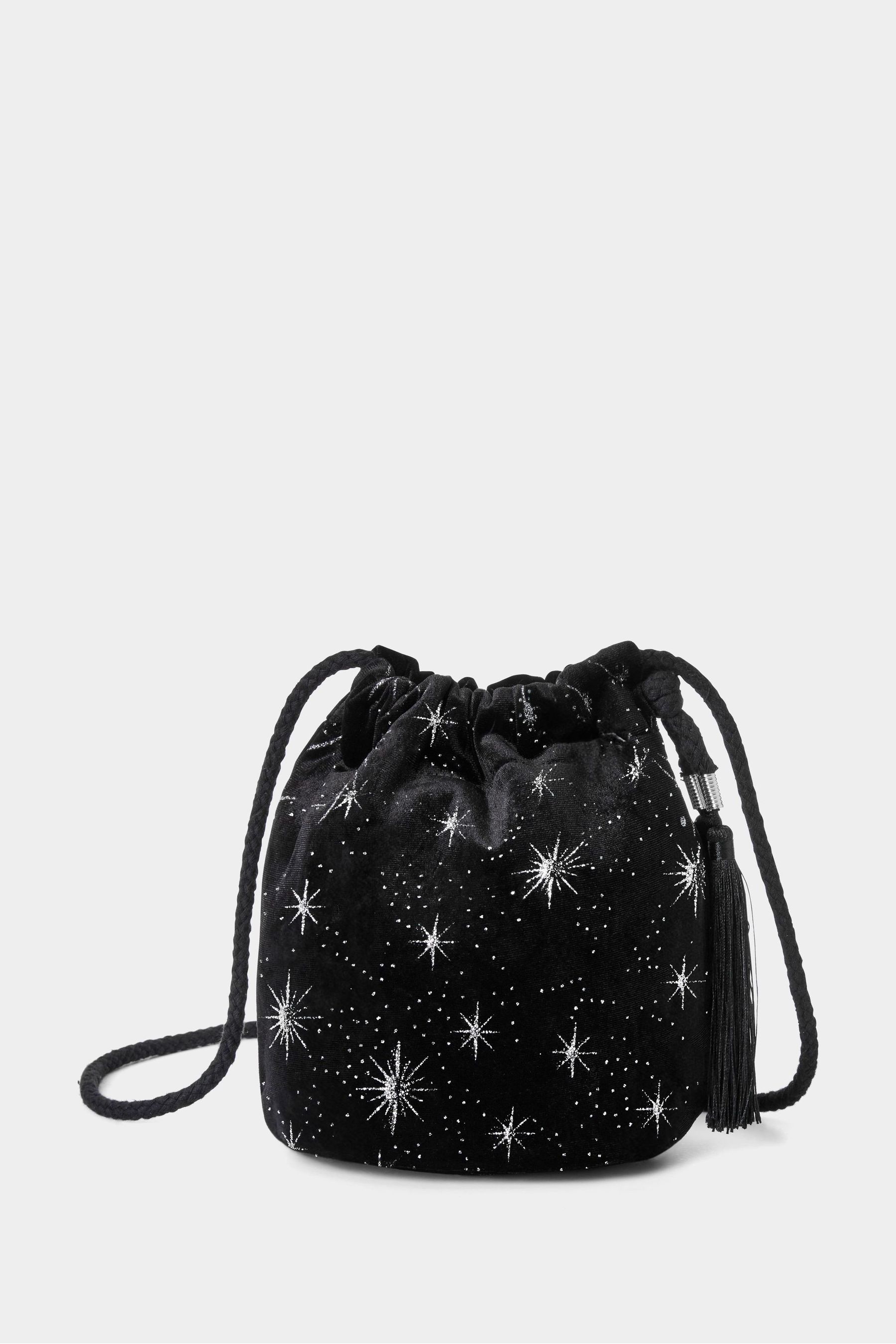 Buy Joe Browns Black Night Star Velvet Bag from Next Germany