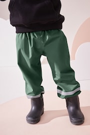 Khaki Green Waterproof Trousers (9mths-10yrs) - Image 1 of 7