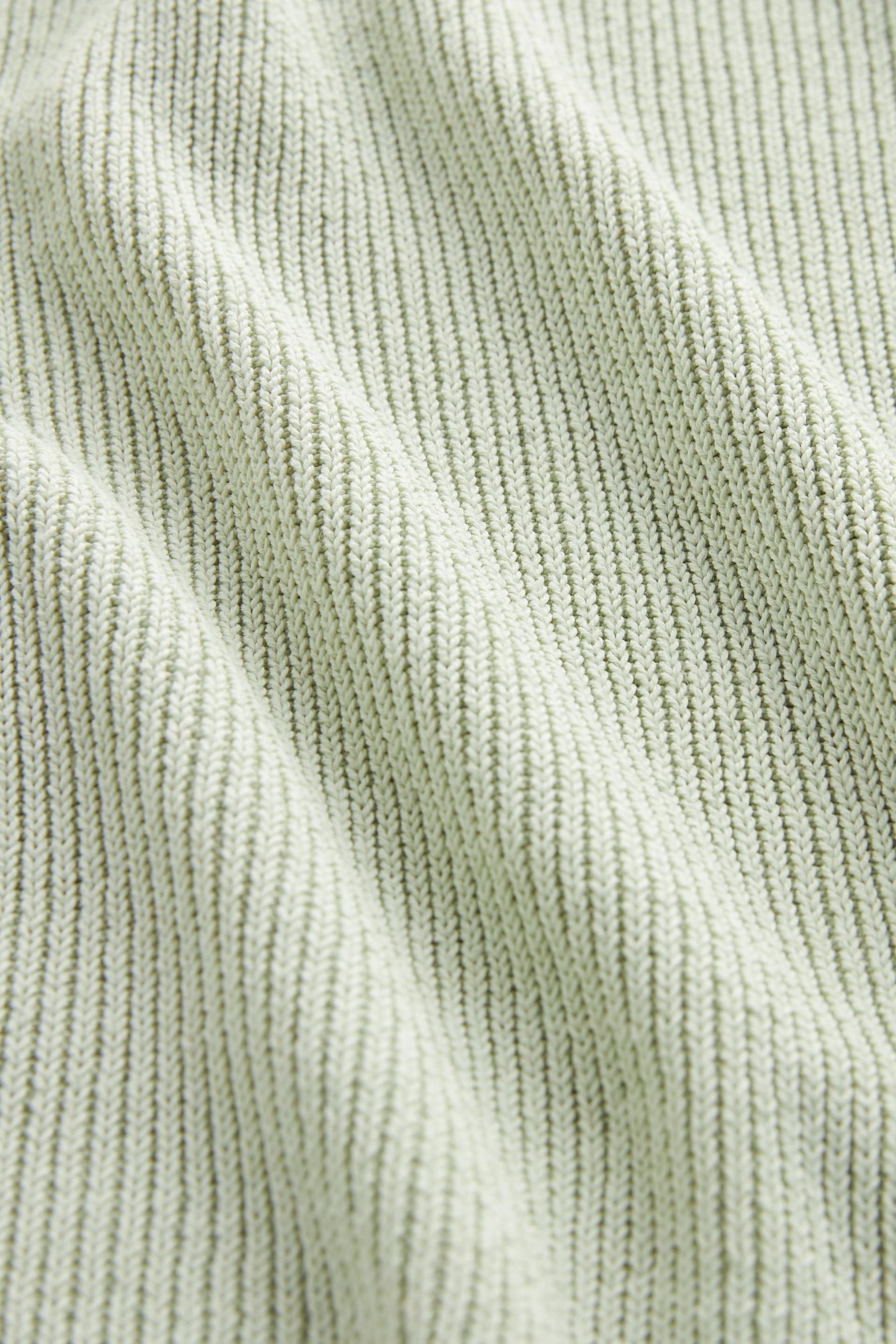 Mint Green V-Neck Linen Short Sleeve Top - Image 6 of 6