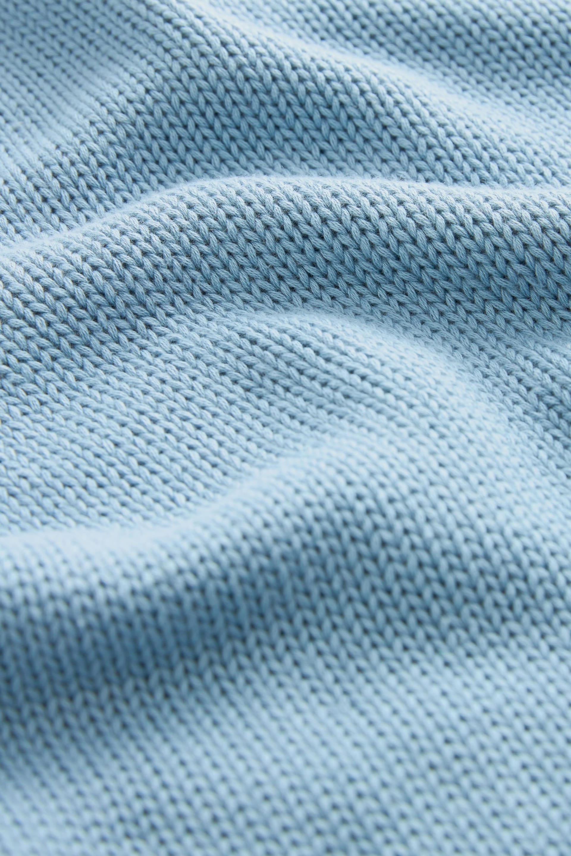 Chambray Blue Roll Edge Tank - Image 6 of 6