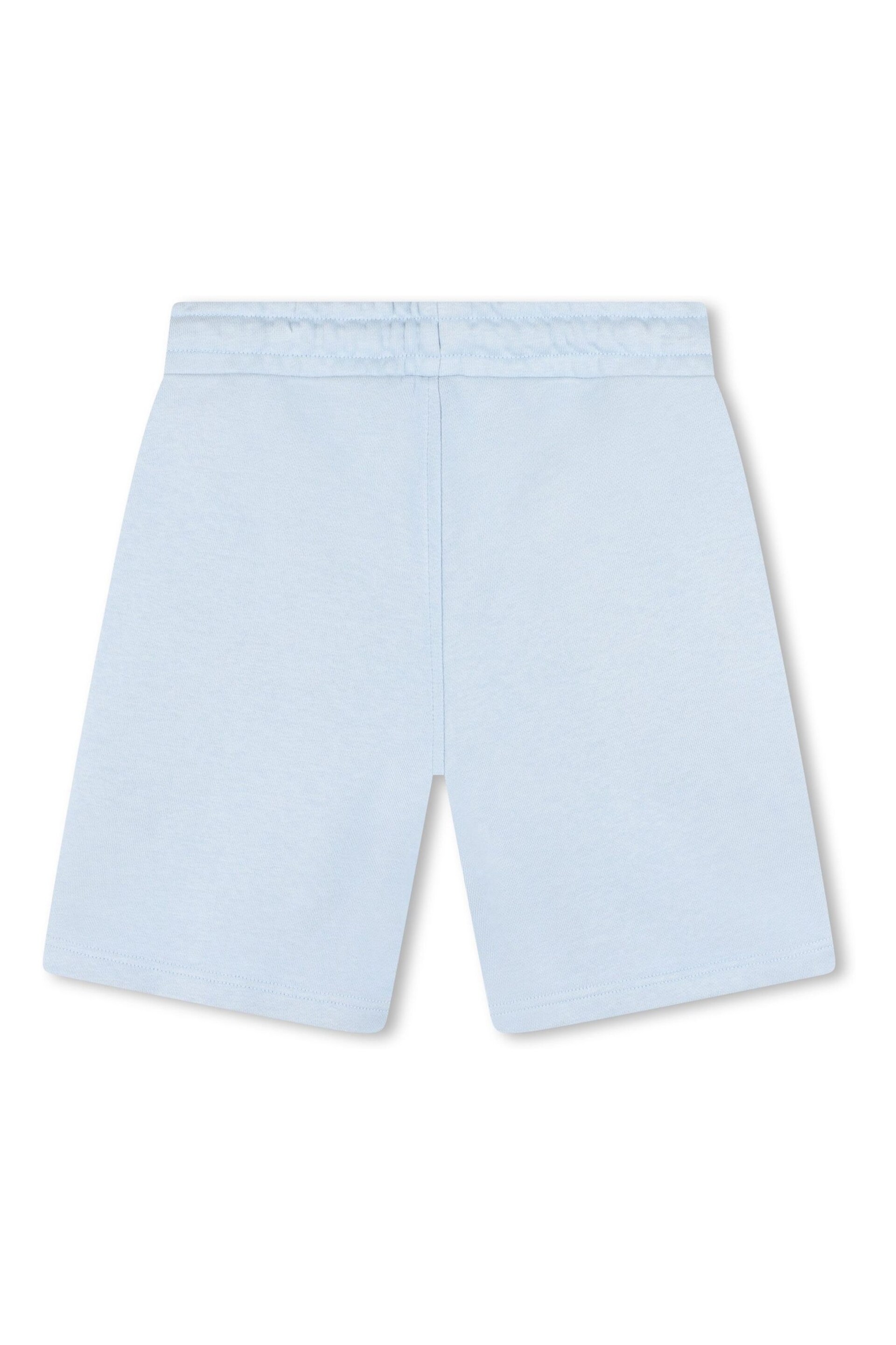 BOSS Blue Logo Jersey Shorts - Image 2 of 2