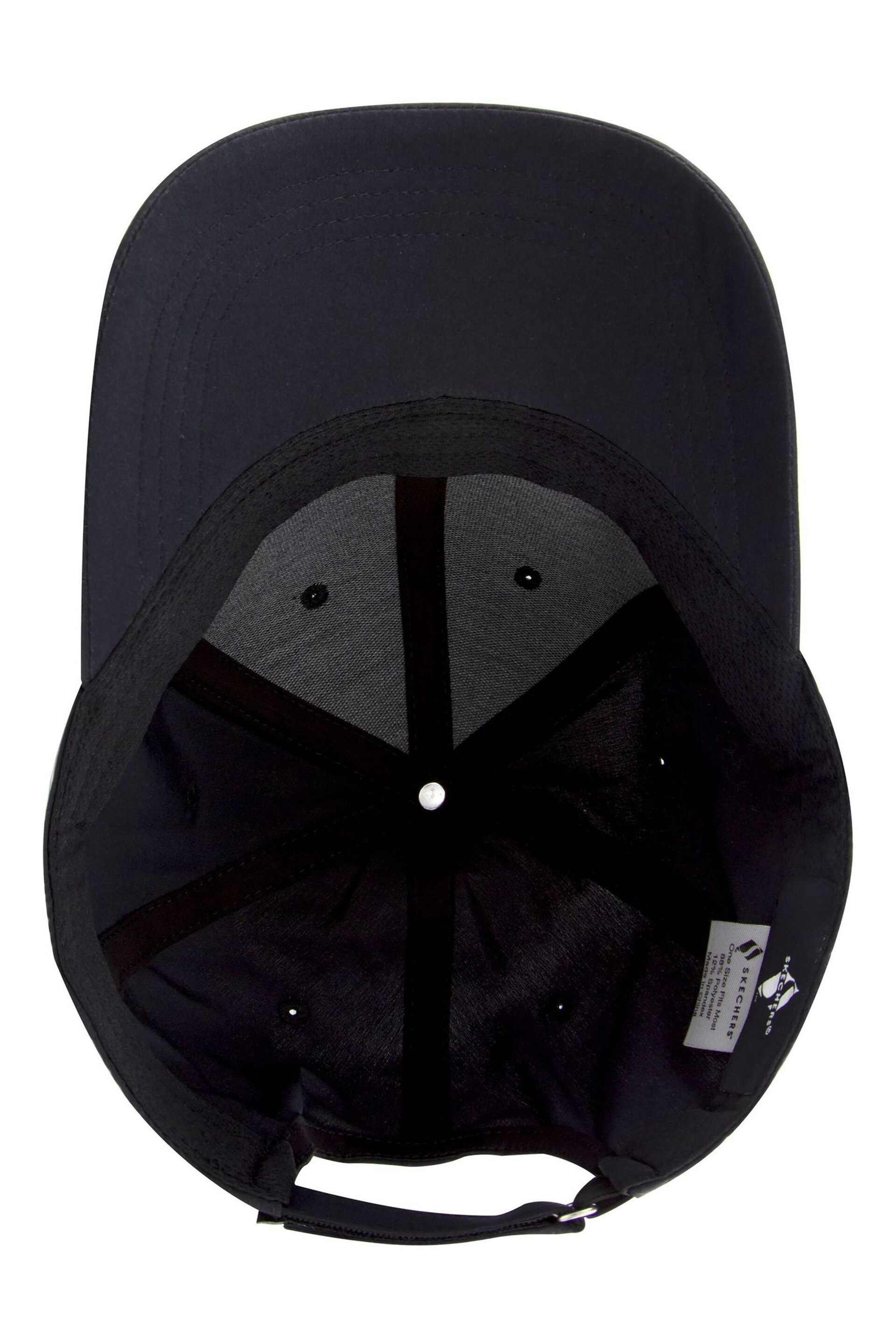 Skechers Black Skech-Shine Rose Gold Diamond Hat - Image 5 of 5