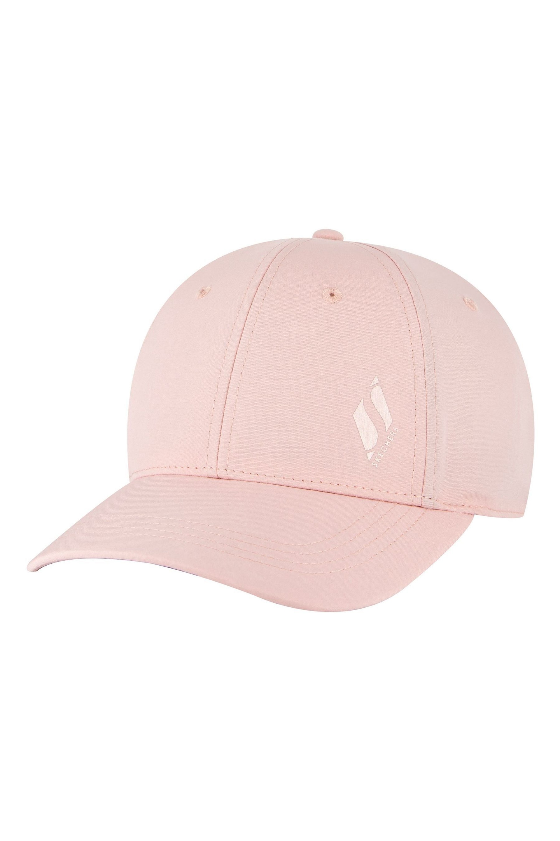 Skechers Pink Skech-Shine Rose Gold Diamond Hat - Image 1 of 5