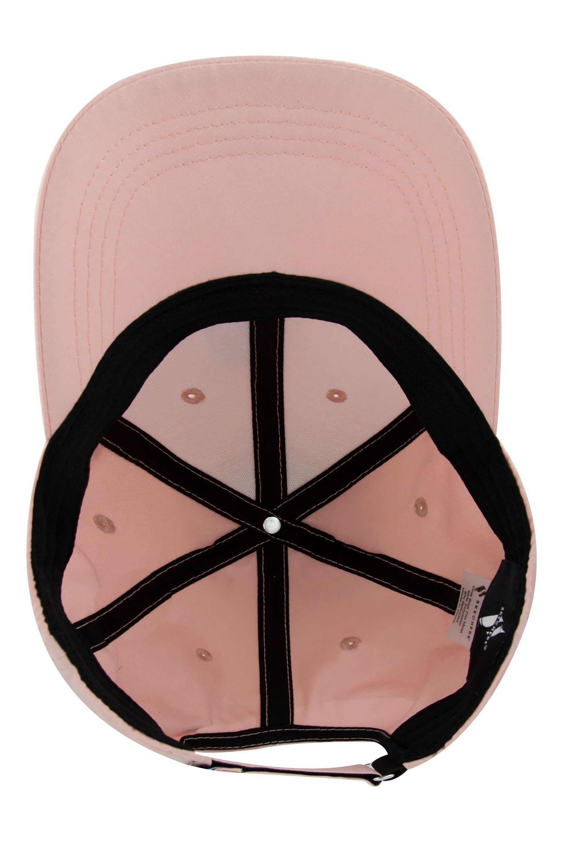 Skechers Pink Skech-Shine Rose Gold Diamond Hat - Image 5 of 5