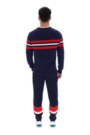 Fila Blue Siro Knitted Crew Jumper - Image 4 of 6