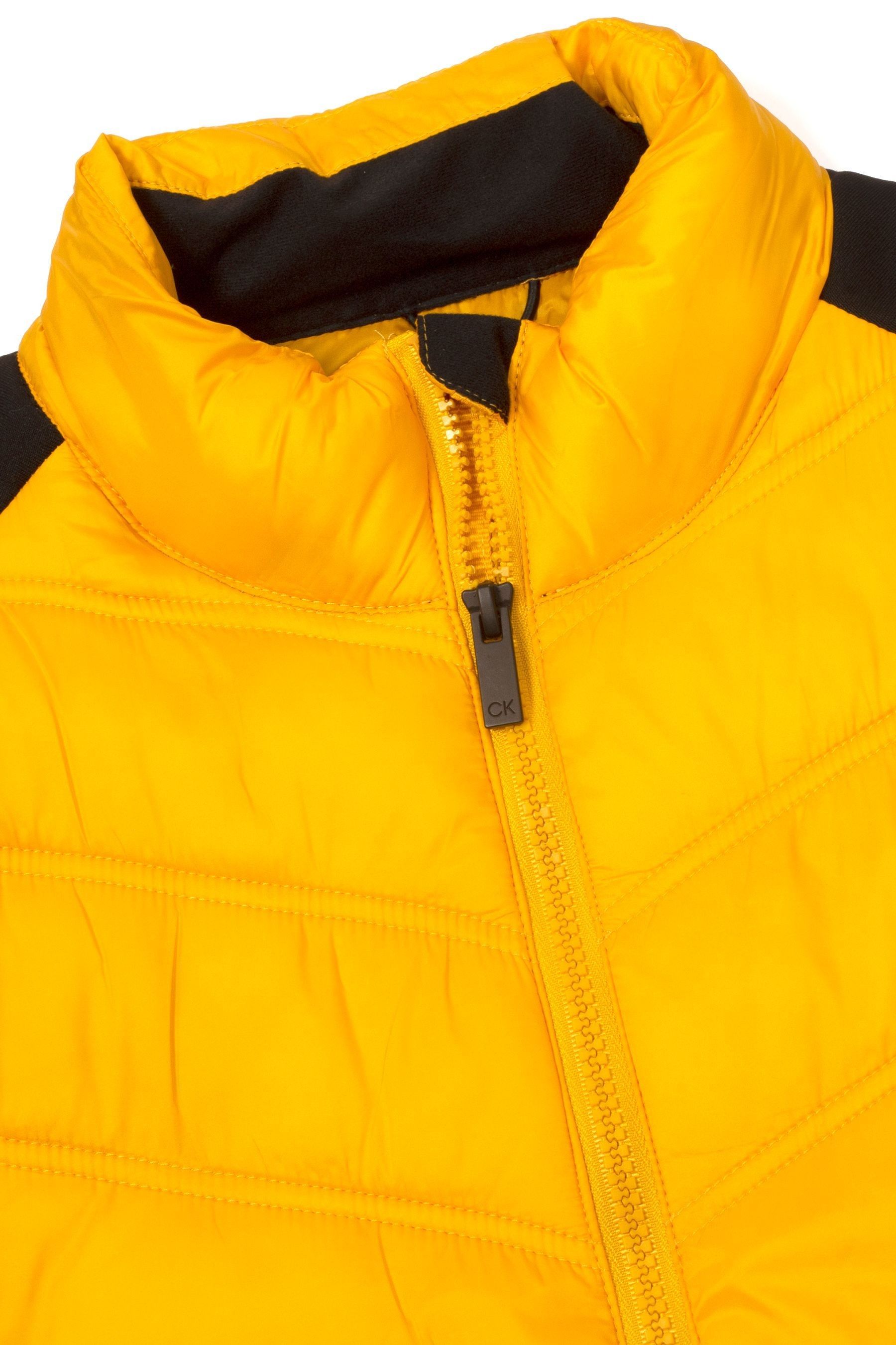 Calvin klein yellow coat on sale