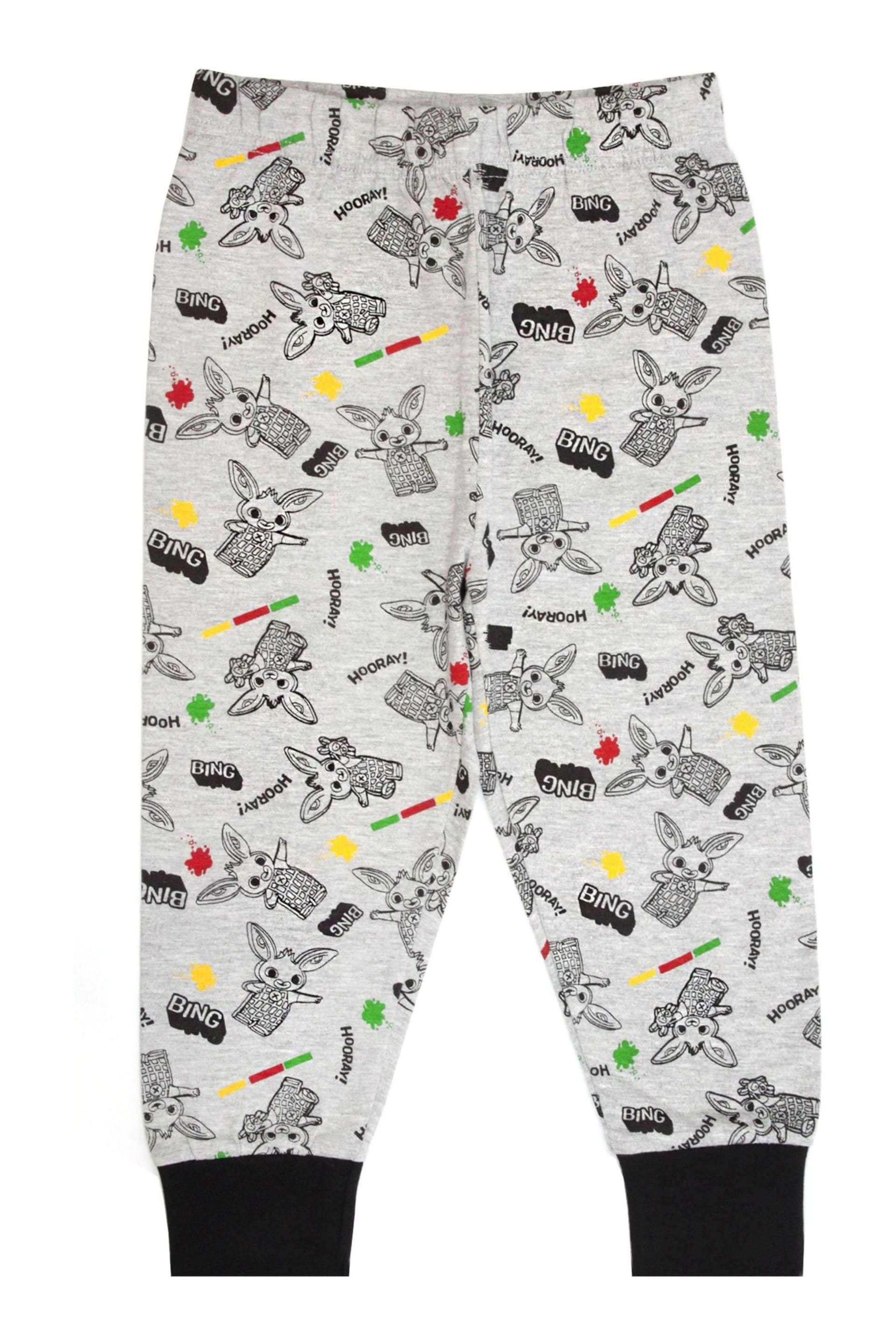 Vanilla Underground Grey Bing Long Leg Kids Pyjama Set - Image 4 of 5