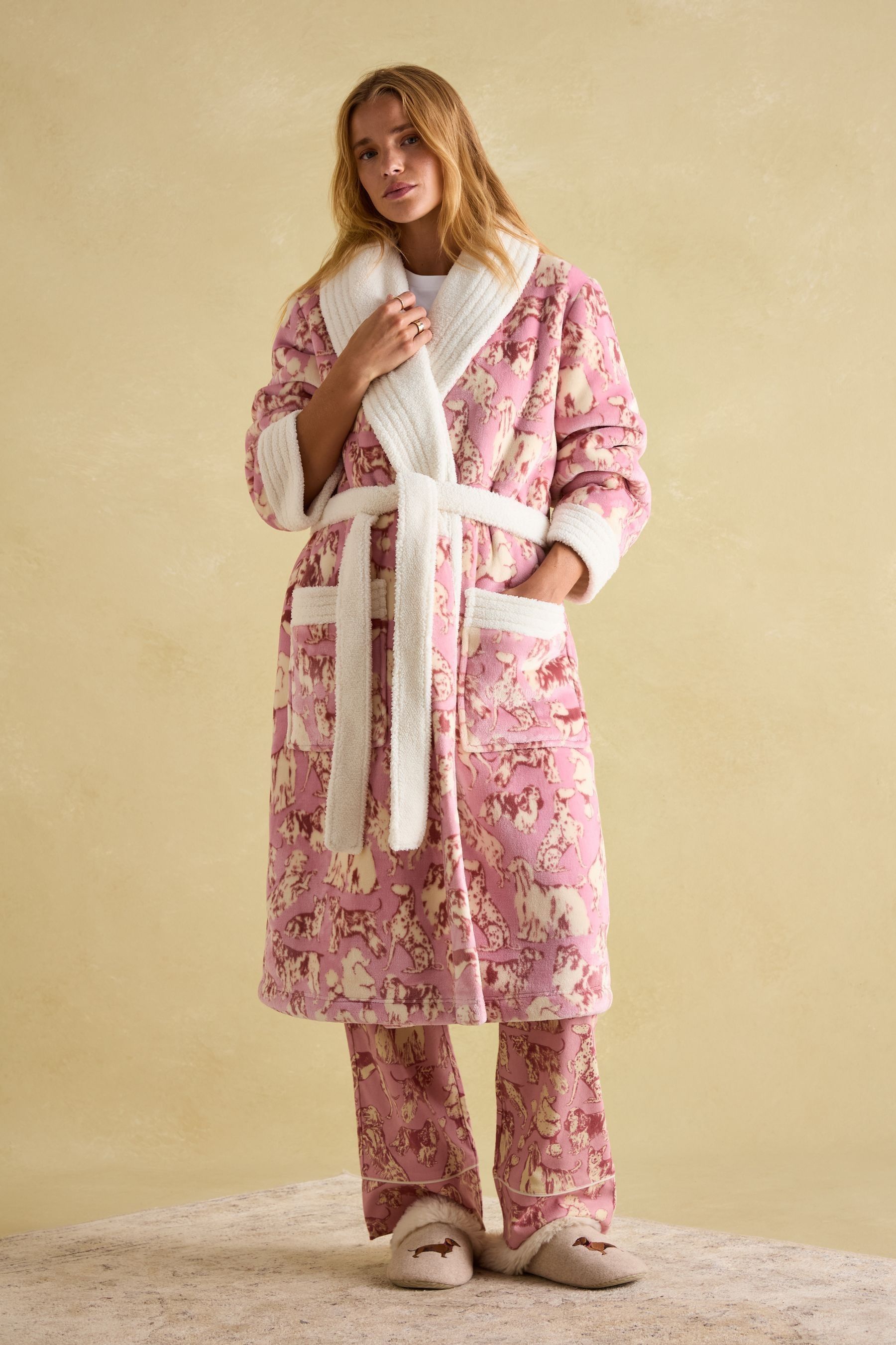 Joules dressing gown cheap