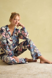 Joules Alma Multi Pyjama Set - Image 3 of 7