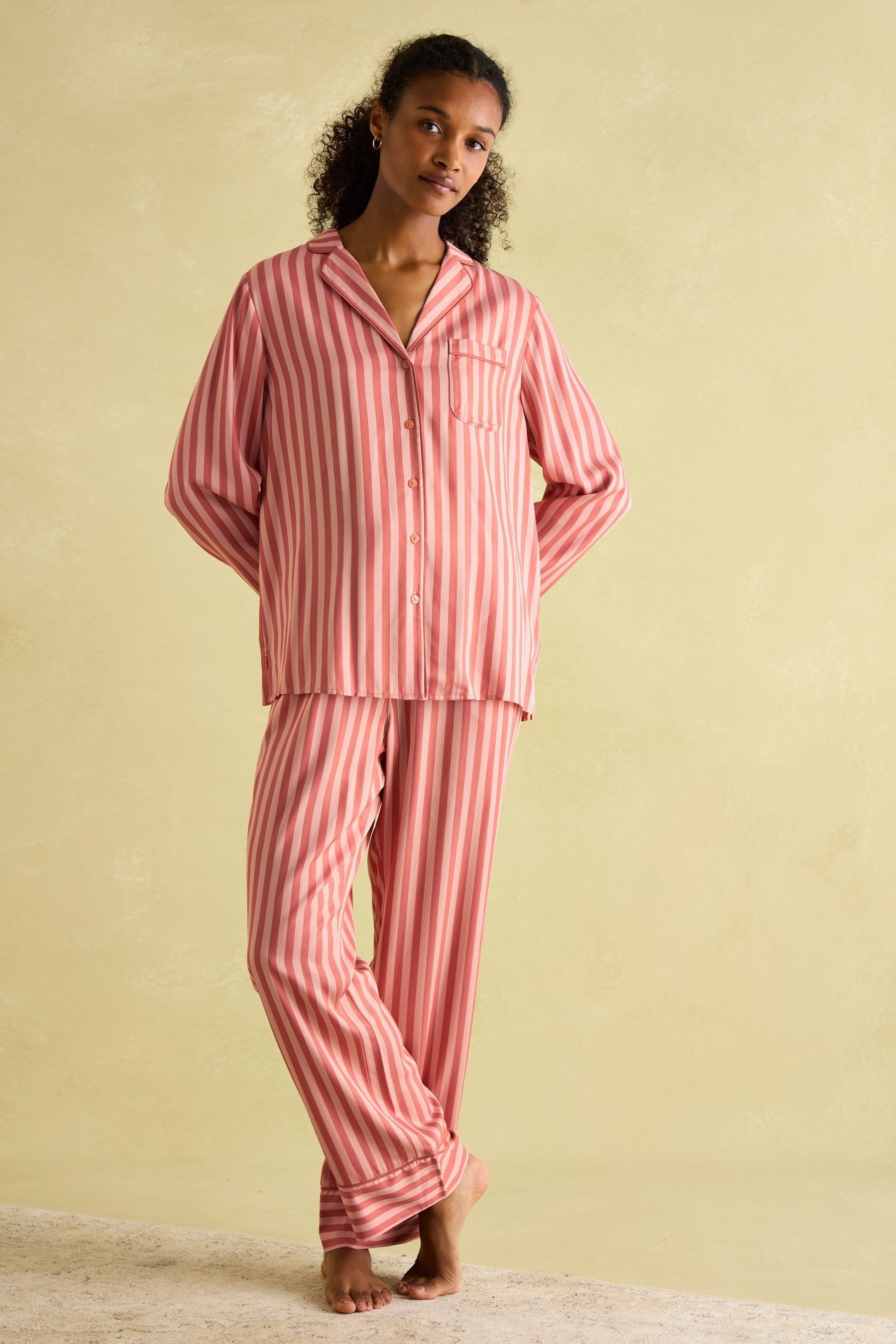 Joules Alma Pink Pyjama Set