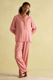 Joules Alma Pink Pyjama Set - Image 1 of 7