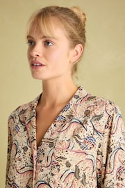 Joules Alma Floral Pyjama Set - Image 5 of 7