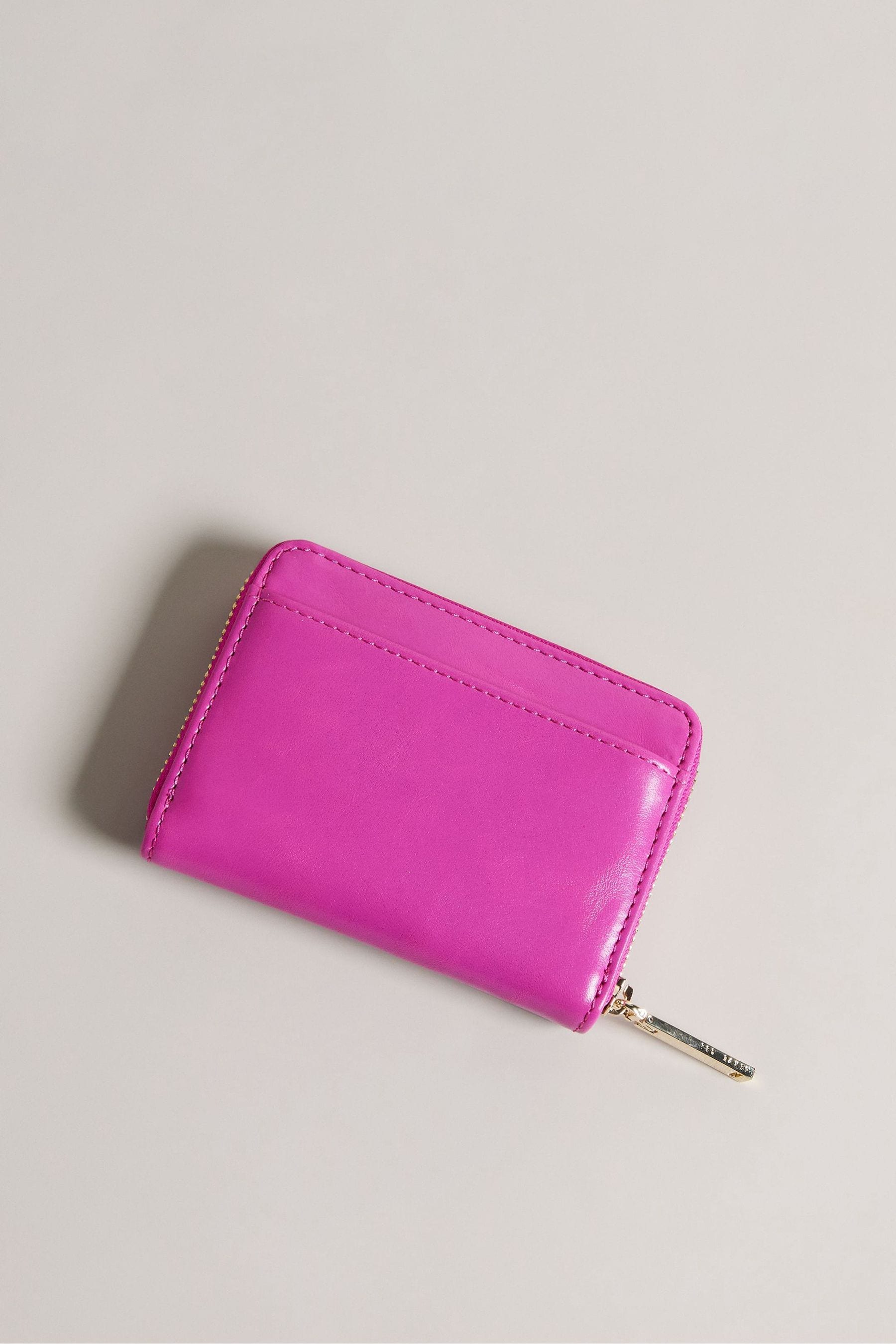 Buy Ted Baker Small Grey Lilleee Zip Around Metallic Purse from Next Germany