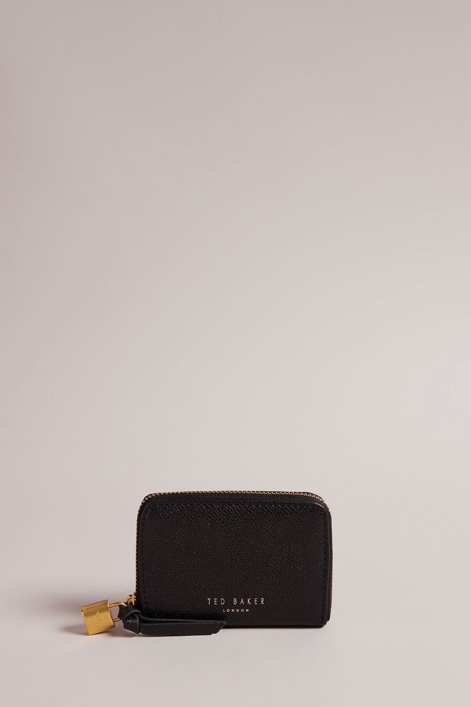 Buy Ted Baker Black Small Wesmin Padlock Detail Leather Purse from the Next UK online shop
