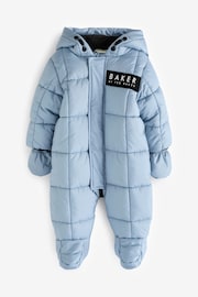 Baker by Ted Baker Light Blue Shower Resistant Snowsuit - Image 1 of 6