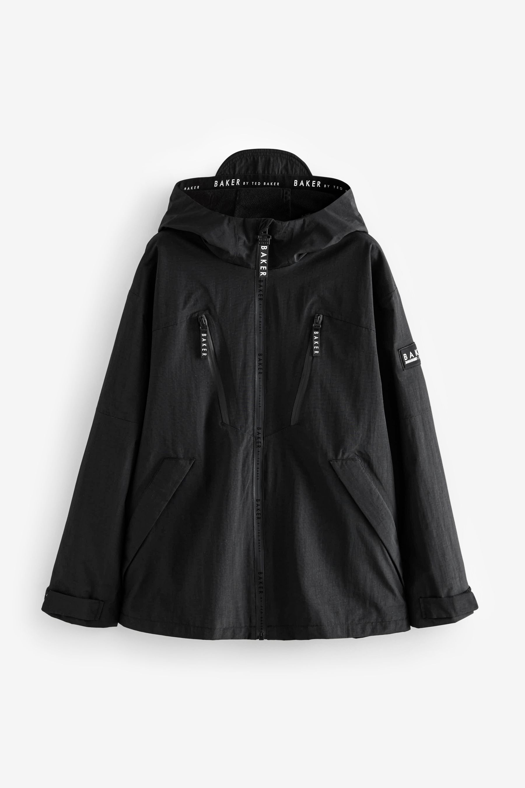 Buy Baker by Ted Baker Black Waterproof Lightweight Rain Jacket from Next Luxembourg