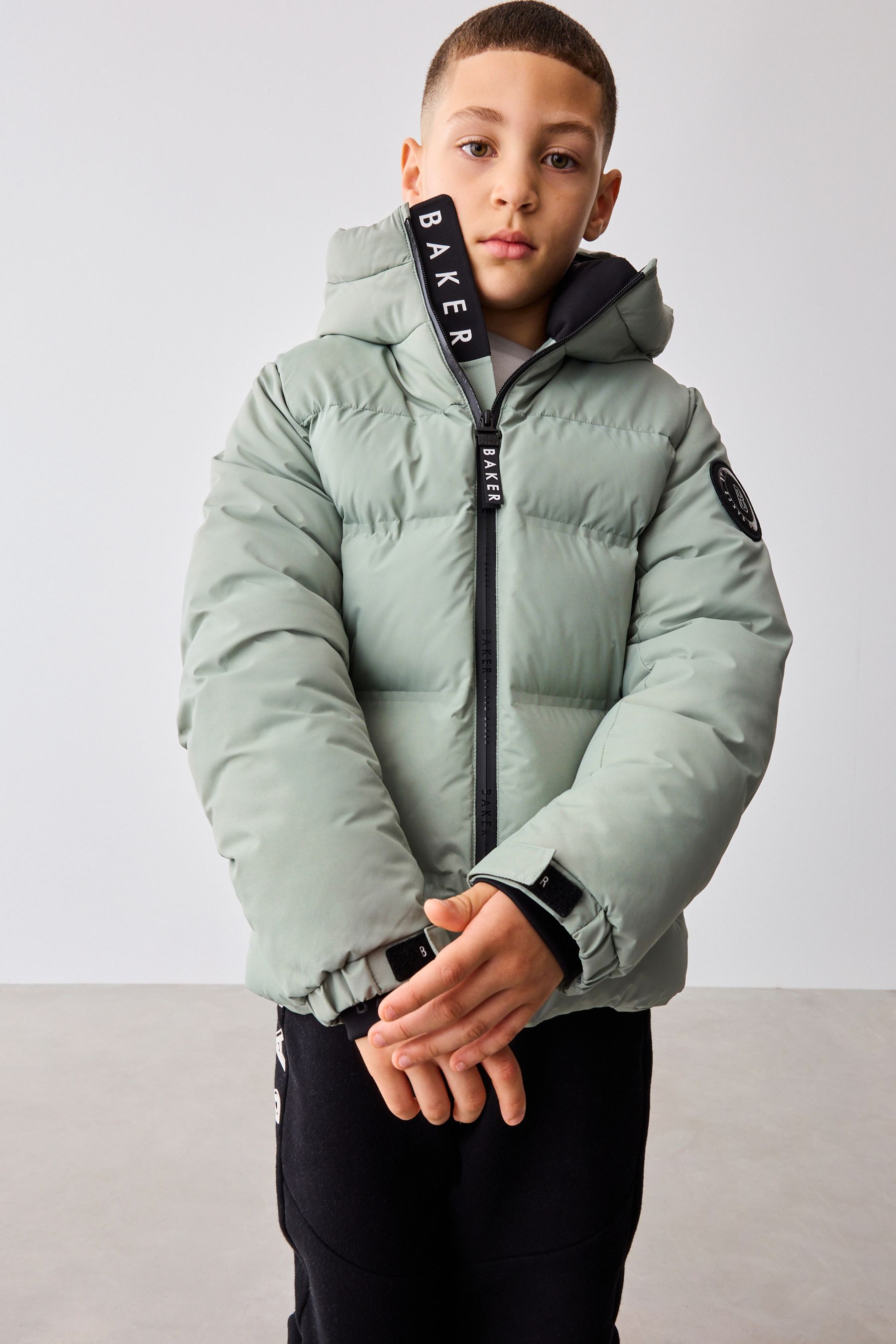 Buy Baker by Ted Baker Green Shower Resistant Heatseal Coat from the Next UK online shop