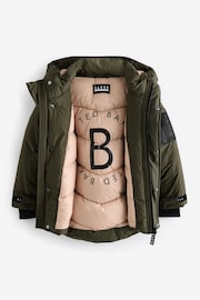 Baker by Ted Baker Khaki Green Shower Resistant Parka - Image 11 of 17