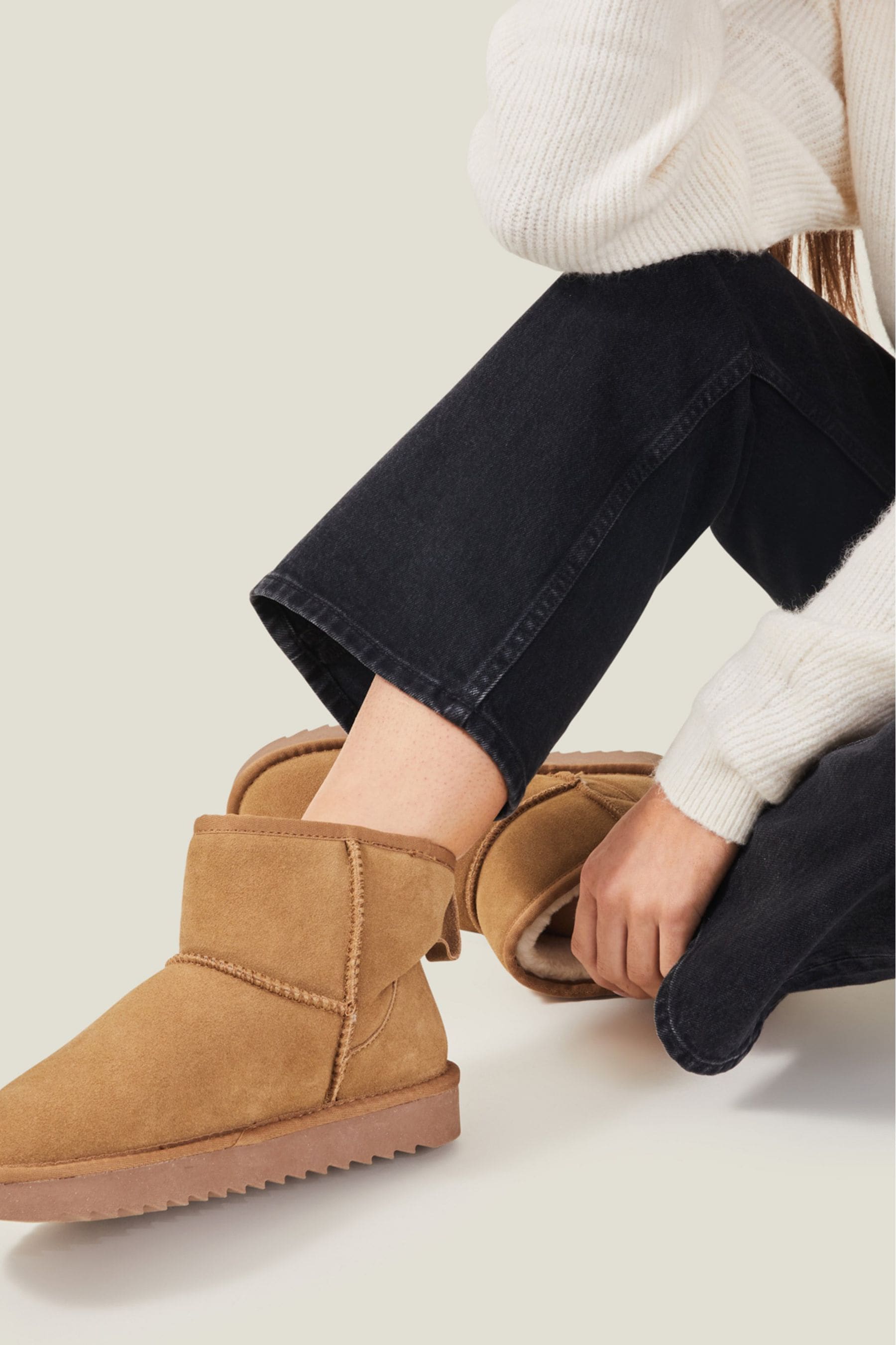 Buy Accessorize Brown Mid Suede Boots from Next Luxembourg