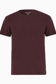 AllSaints Red Bodega Short Sleeve T-Shirt - Image 5 of 5