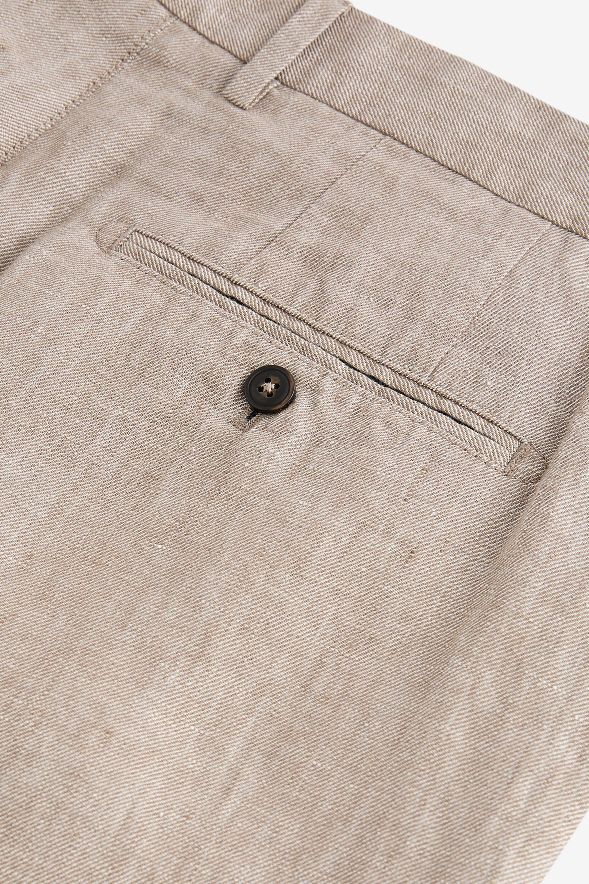 Sand Linen Luxe Shorts - Image 7 of 9