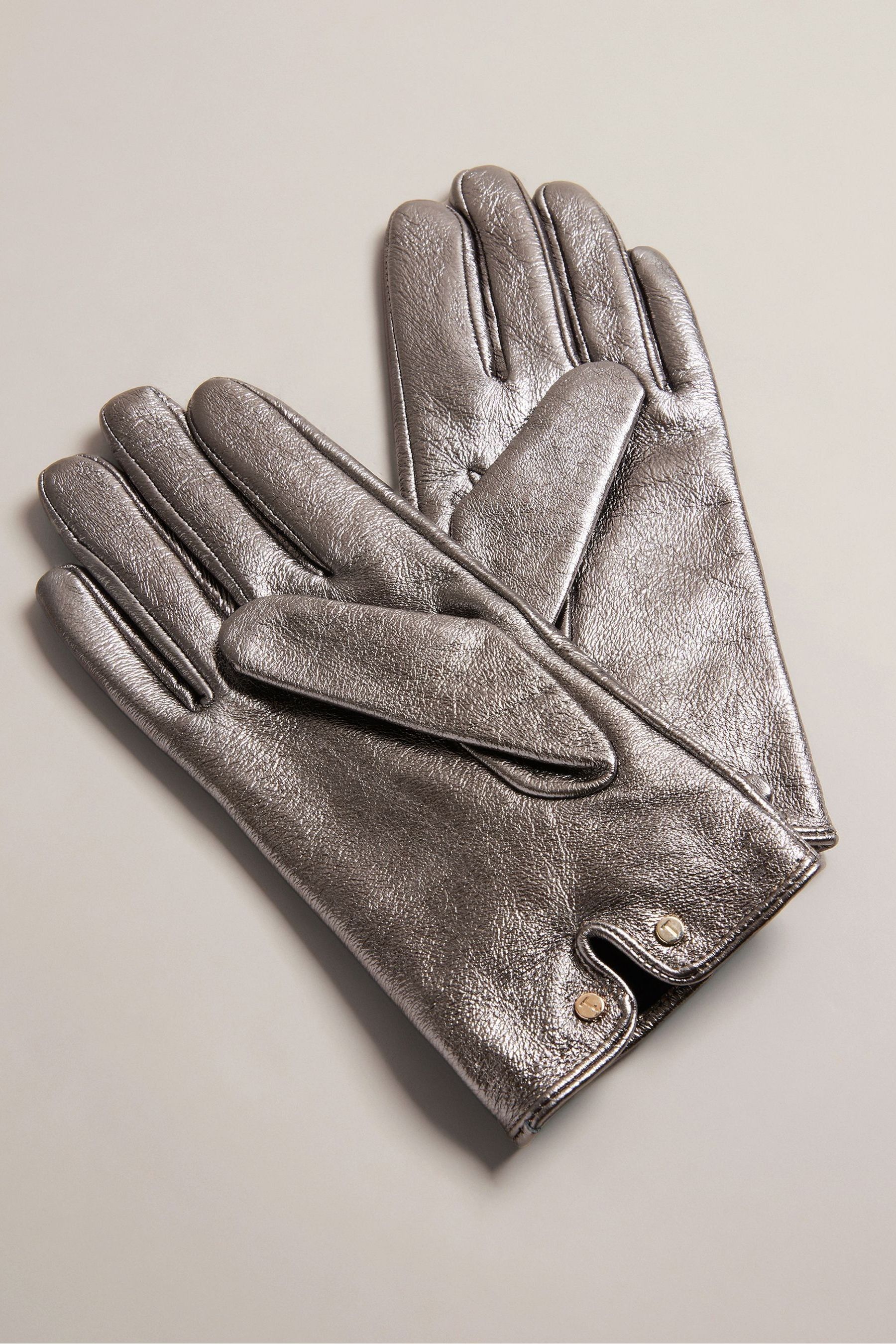Ted baker grey gloves on sale