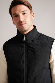 Ted Baker Black Newwark Nylon Welded Gilet - Image 4 of 6