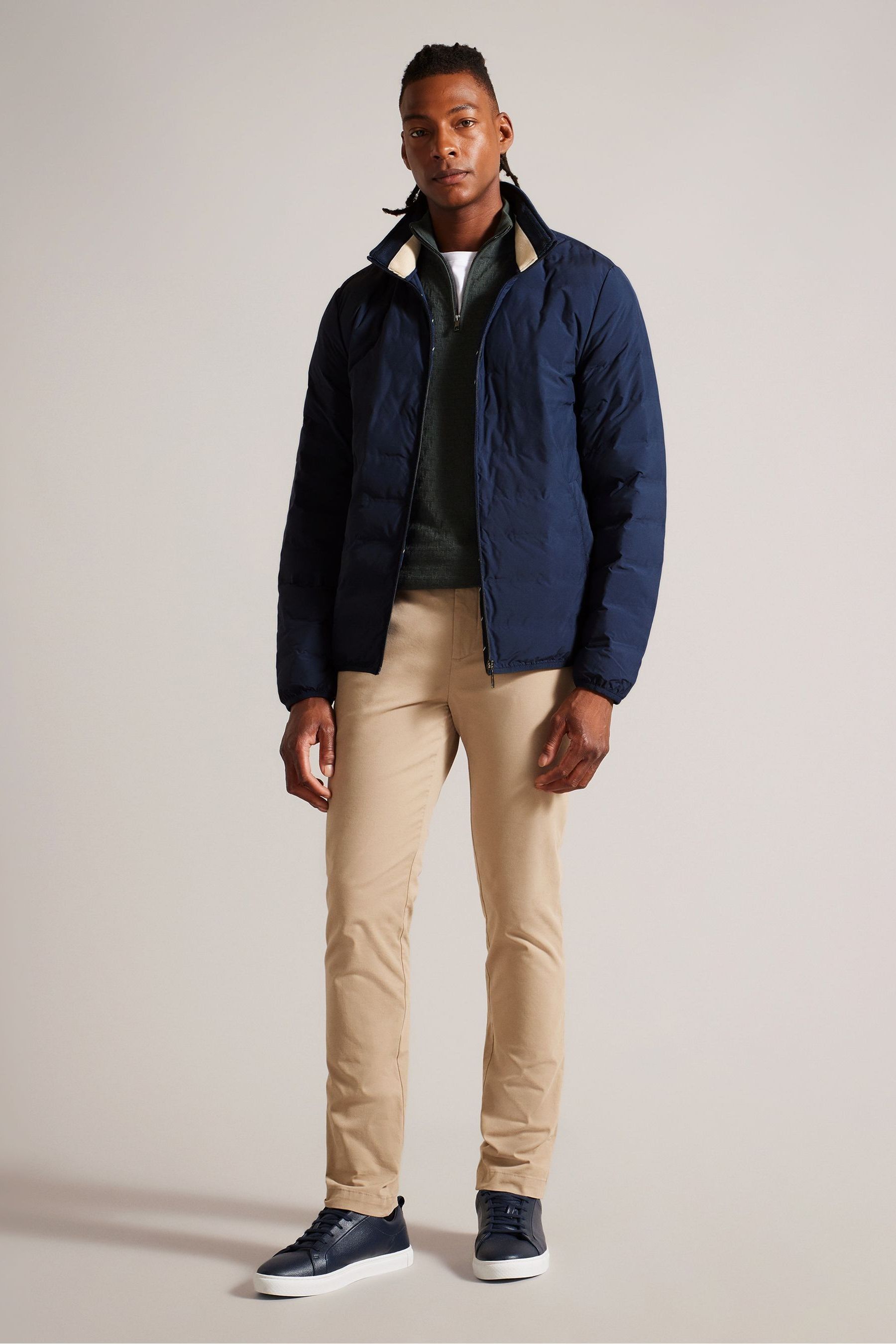 Buy Ted Baker Blue Tucson Welded Nylon Liner Jacket from Next Luxembourg