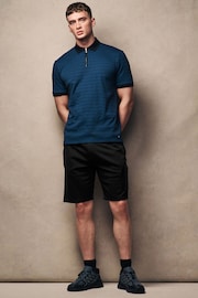 Black Nylon Pocket Utilty Shorts - Image 2 of 9